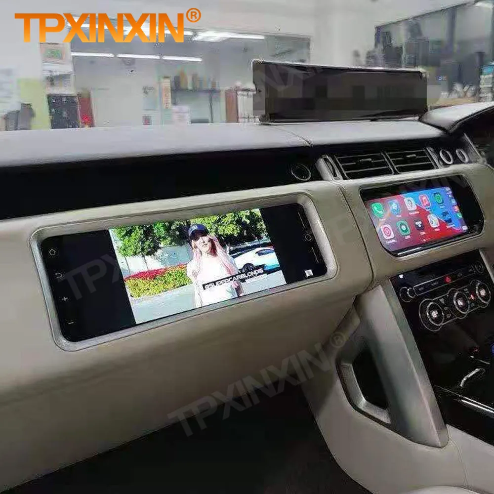 12 3 inch android car instrument dashboard headunit for range rover land rover sport lcd copilot display multimedia system free global shipping