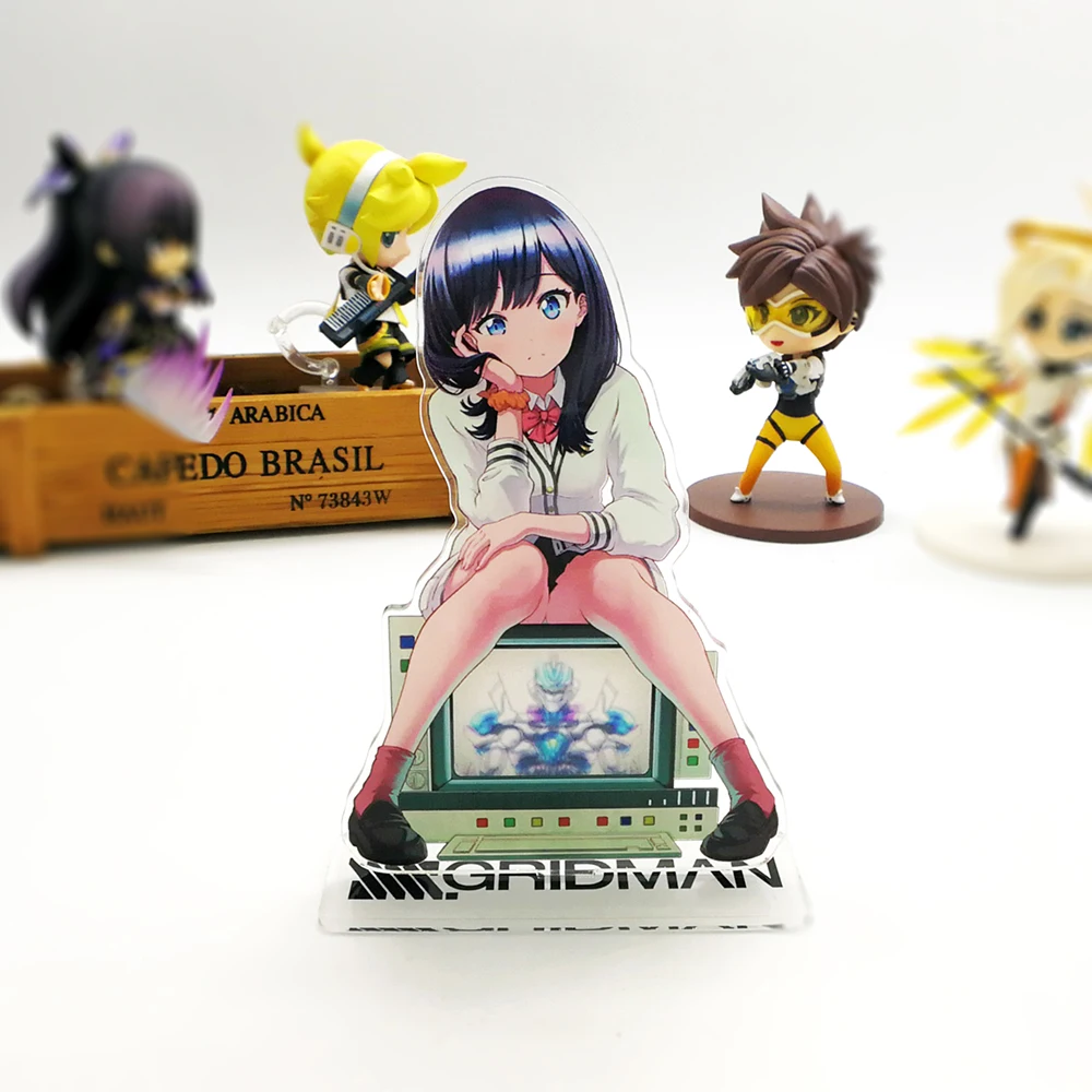 

SSSS Gridman Takarada Rikka waifu acrylic stand figure model plate holder cake topper anime japanese