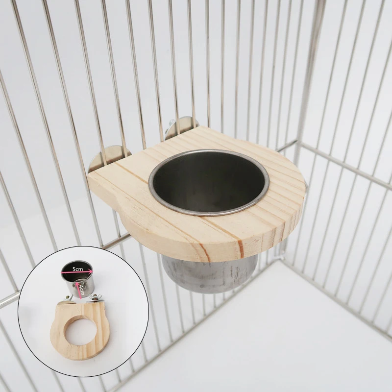 Чашки для кормления птиц контейнер с зажимом аксессуары клетка попугаев