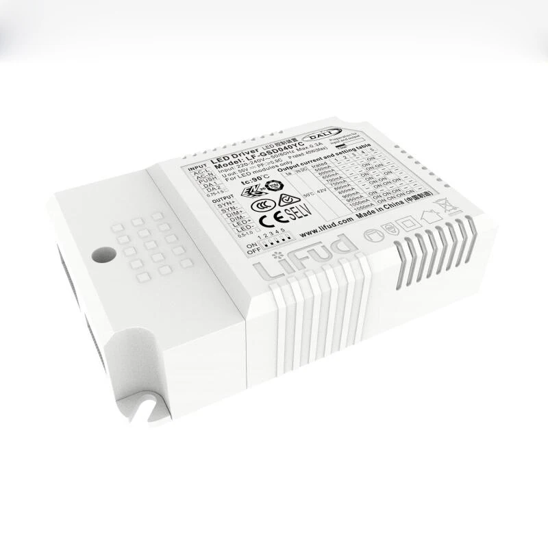 New Lifud 40W 550 1050mA выбор 25 42VDC DALI(DT8) PUSH 0 10V PWM & Rx Мерцающий СВЕТОДИОДНЫЙ Драйвер LF