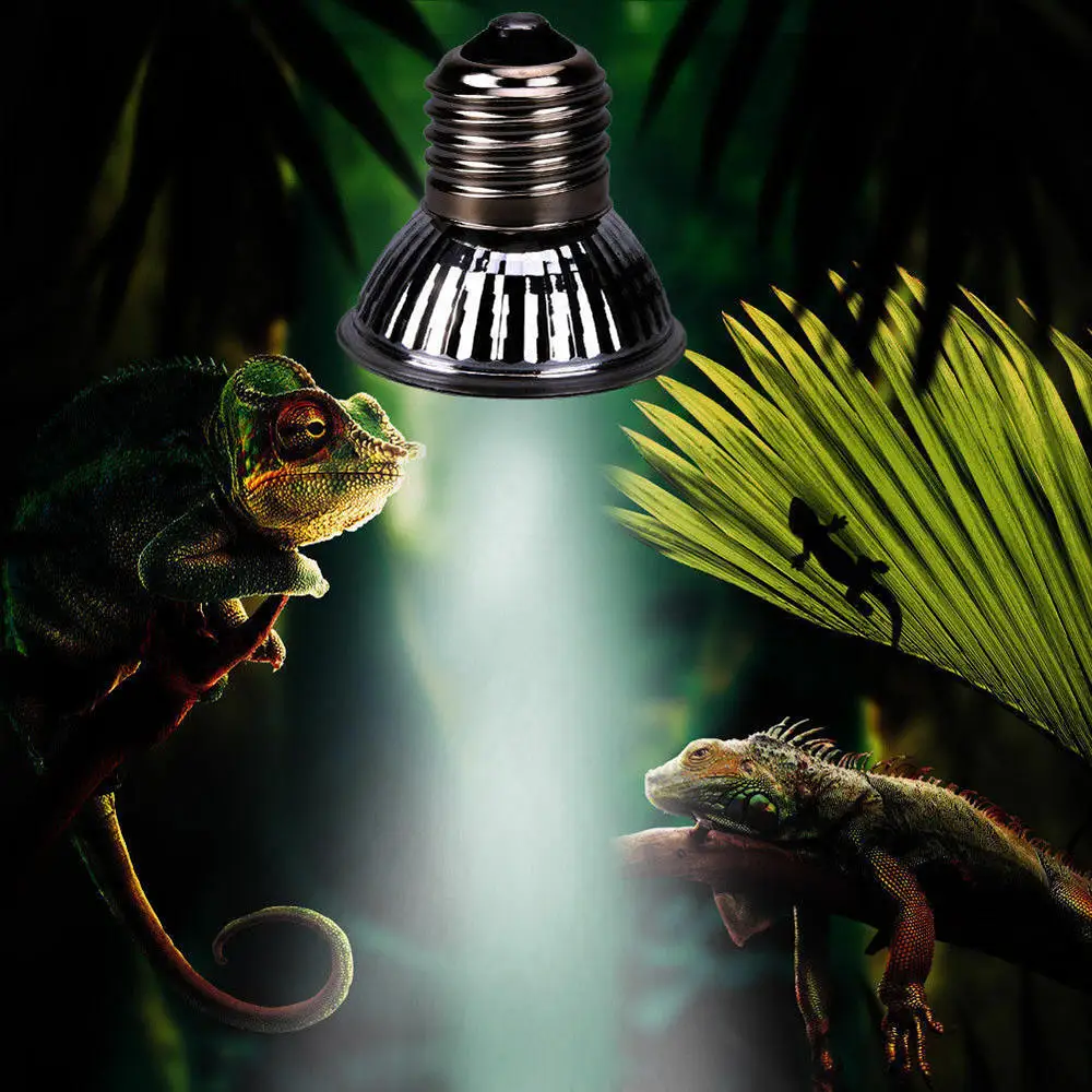 2pcs 25/50/75W Reptile Light Bulb Turtle Sunburn Lights UVA UVB Full Spectrum Sunlamp for Pet Brooder | Дом и сад