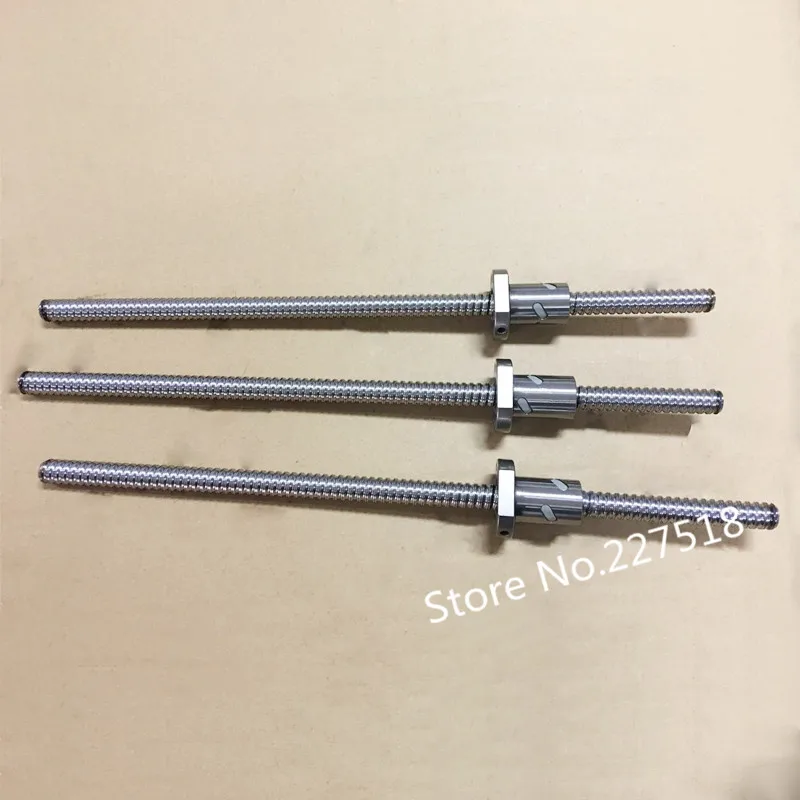 RM1605 левой резьбы шариковый винт SFU1605 350/400/500/600/700/800/900/1000 мм с шариковая гайка Стандартный конец механической обработке BK12BF12 ЧПУ части