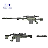 11 m200 sniper rifle paper model gun not shooting diy 3d paper card model building sets construction toys military model