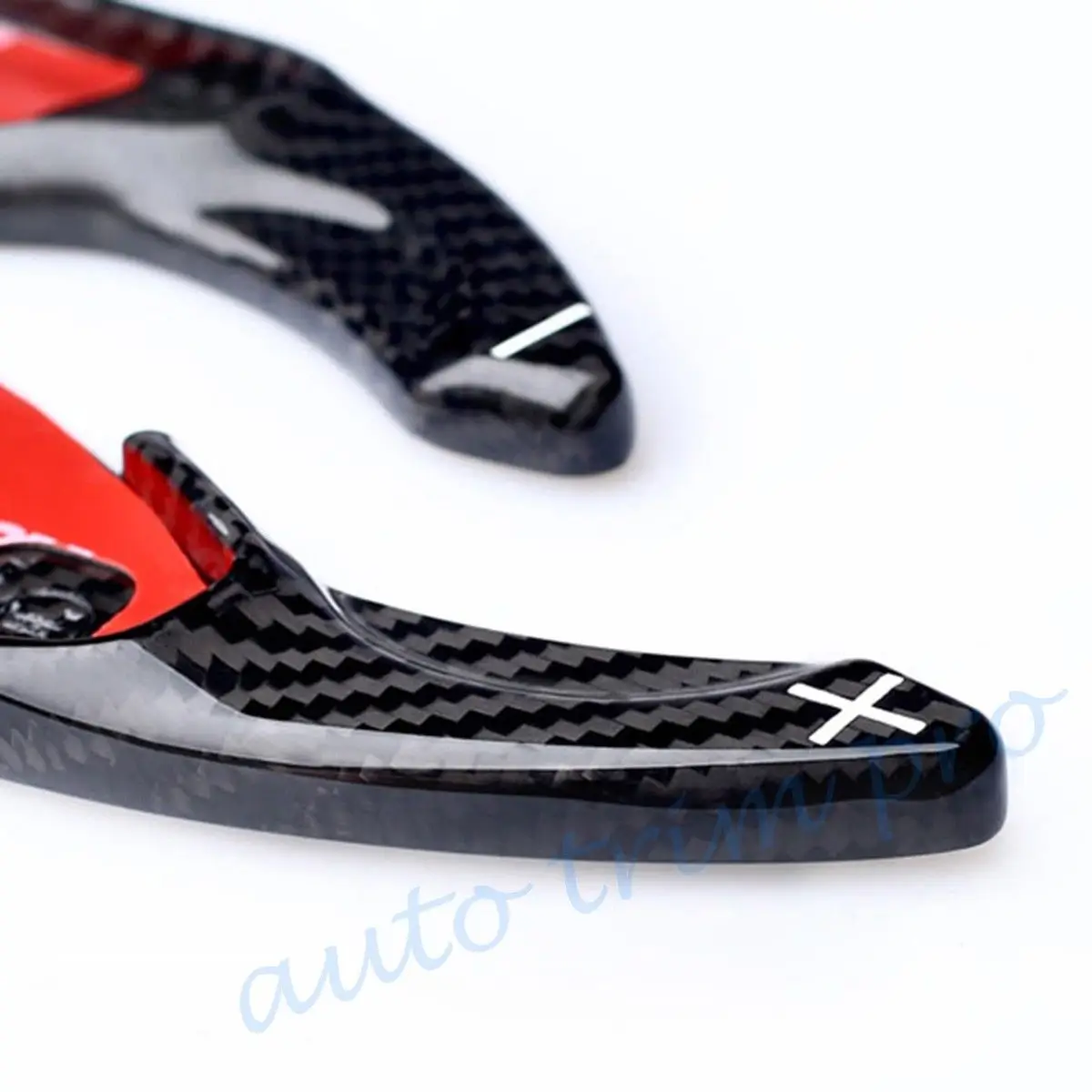 Расширитель переключения руля из углеродного волокна для Jaguar XEL XE XFL XF XJ F type Pace