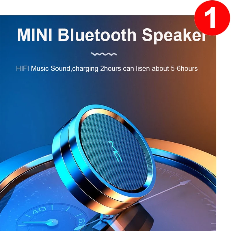 Мини Bluetooth колонка портативная Колонка s AUX TF HIFI музыкальная для компьютера