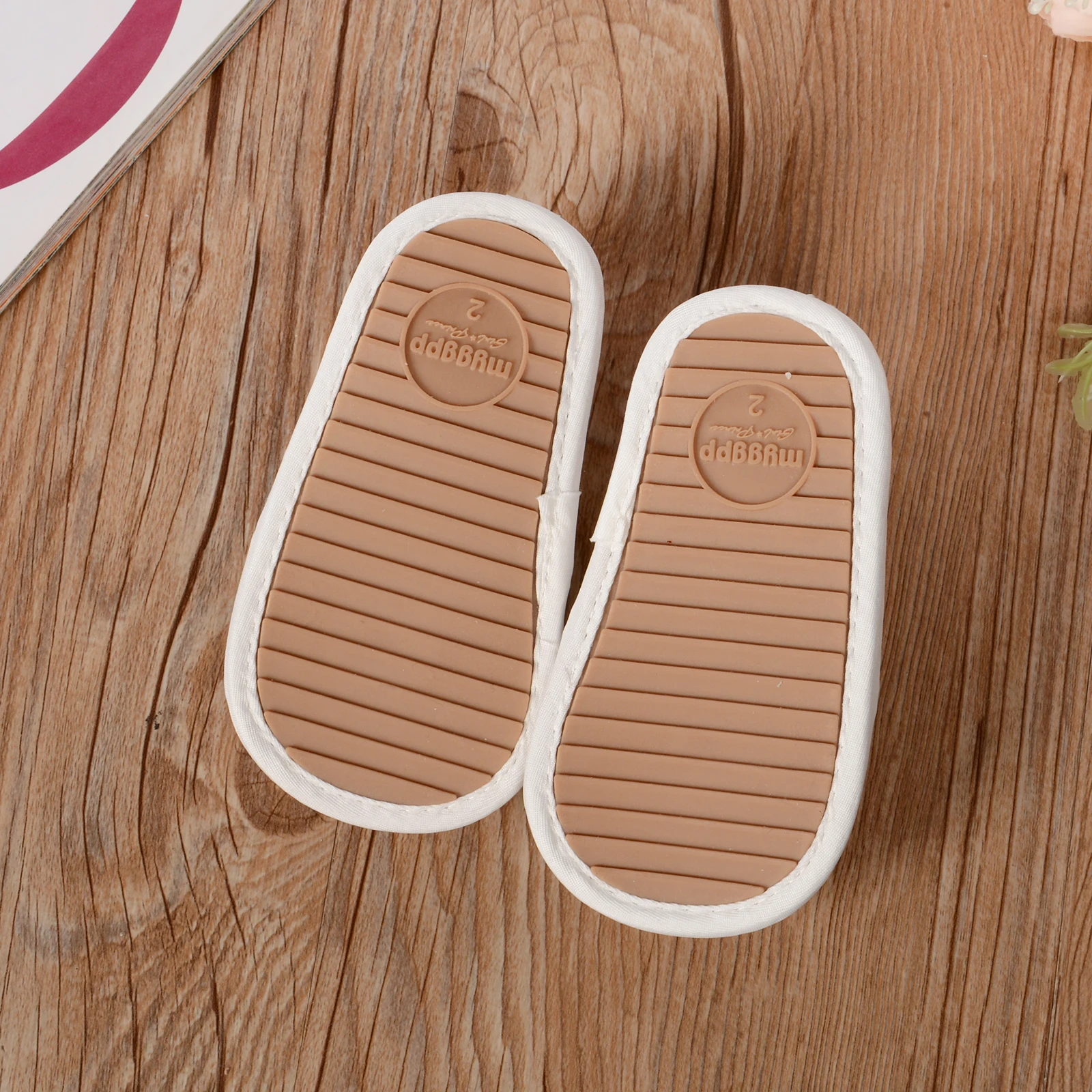 Новая парусиновая обувь из PU искусственной кожи для малышей Нескользящие