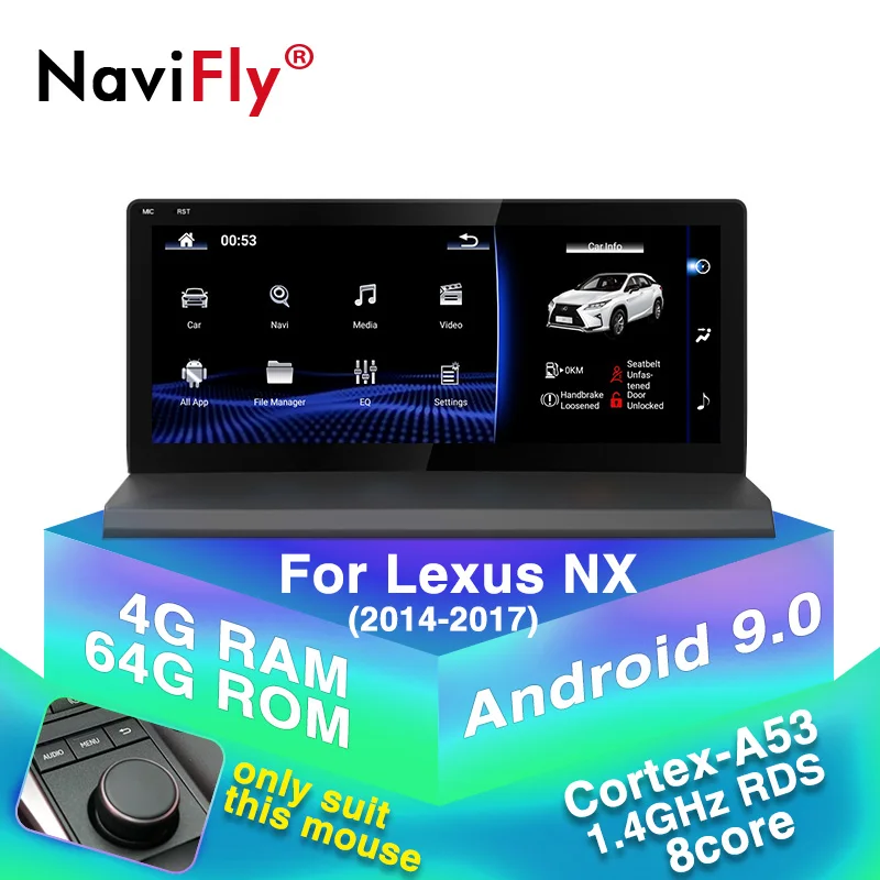 4 + 64 Гб 1920*720 Android 9 0 автомобильный dvd Радио Аудио плеер для Lexus NX 200t 300h nx200T поддержка