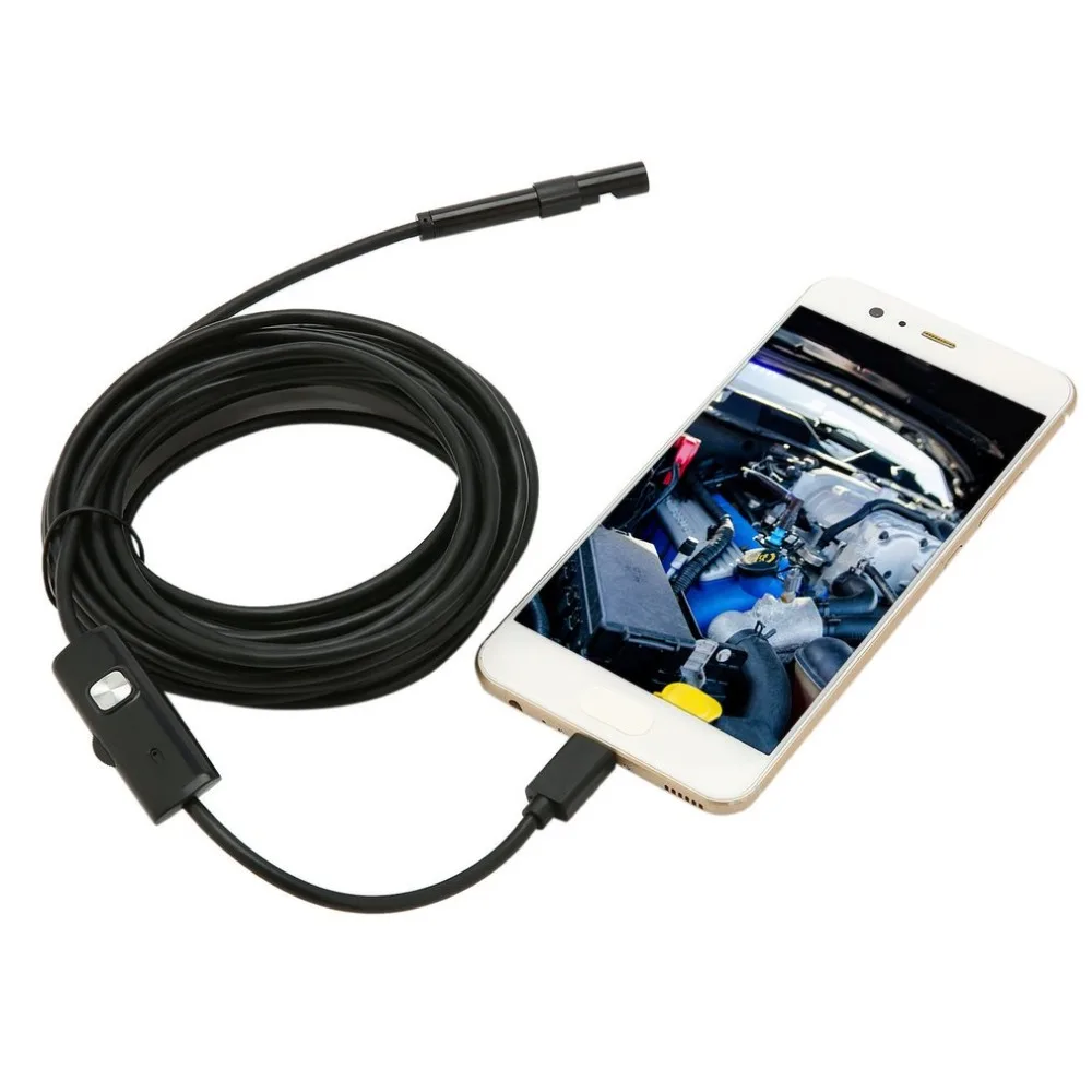 7 мм водонепроницаемый 1 M/1 5 M/2 M/3 M/5 M кабель для объектива эндоскопа USB камера