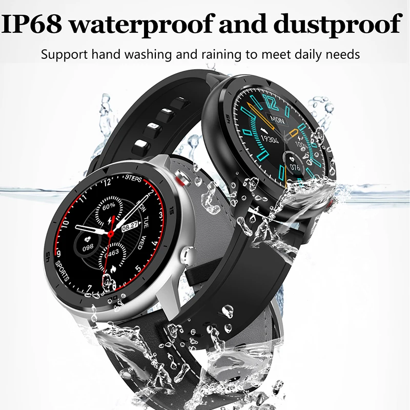 Смарт часы для мужчин ip68 трекер сердечного ритма Браслет smartwatch band
