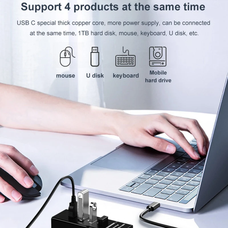 USB-концентратор USB 3 0 4 порта USB-разветвитель | Компьютеры и офис