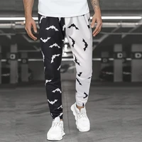 fit fashion skinny trousers men s pants straight leg trousers multicolor new printed bat slim spring and autumn special