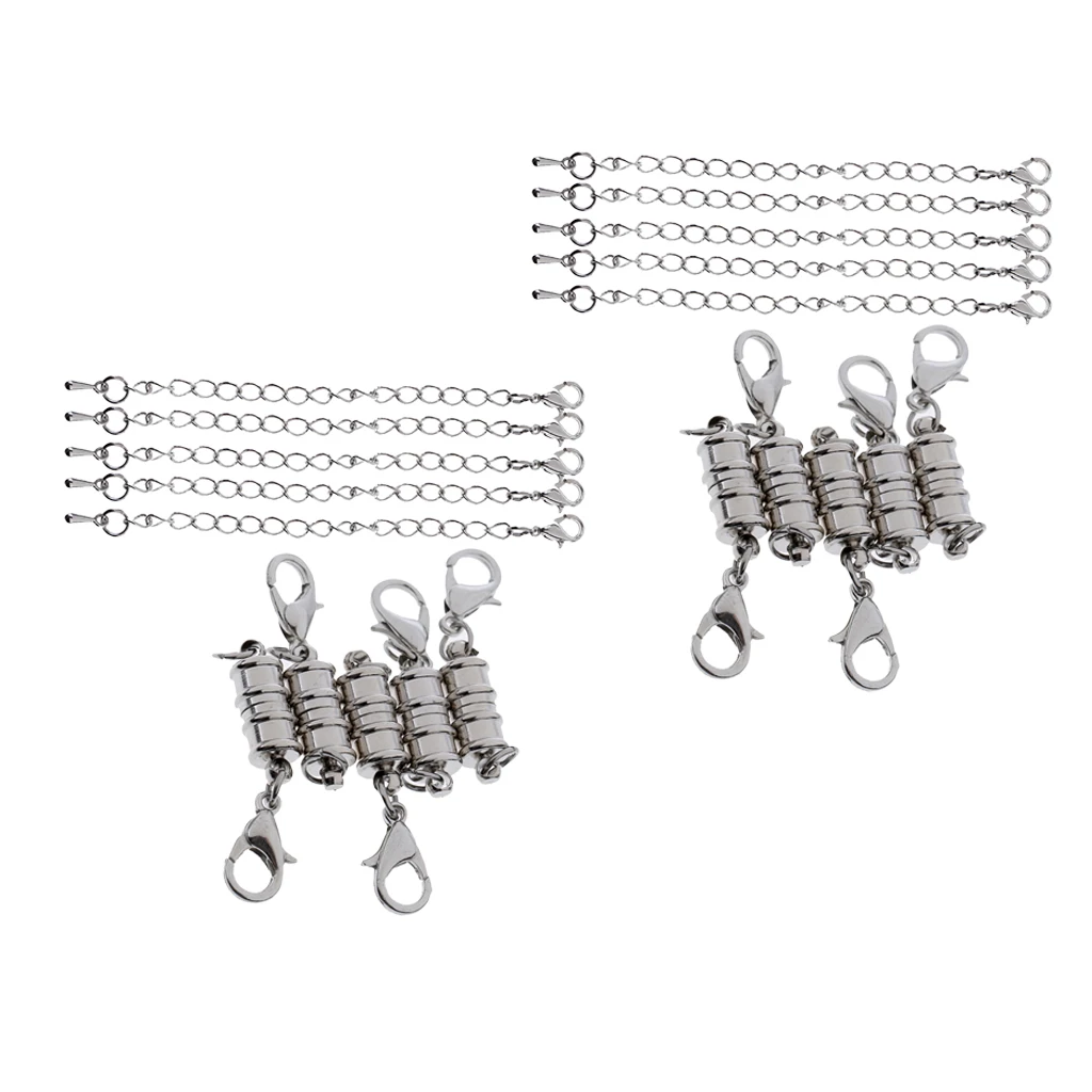 

20pcs DIY Craft Magnetic Clasp Connector & Chain Charm Findings DIY Crafts