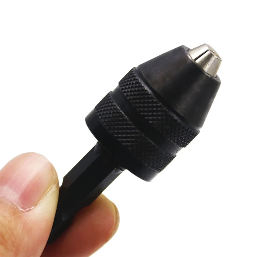 

Шестигранный БЕСКЛЮЧЕВОЙ патрон для дрели, быстросменный адаптер 6 мм, конвертер для электродрелей 0-3 мм, привод зажимного диапазона, Аксесс...