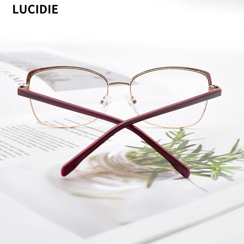 Lucide 2020 Модные женские очки с защитой от синего излучения оправа для близорукости
