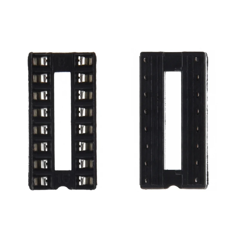 Top 30 Pcs 16 Pin 2.54mm DIP IC Socket Solder Type Adaptors | Электроника