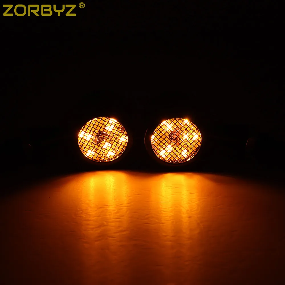 ZORBYZ Ретро мотоциклетсветильник черный светодиодный индикатор сигнала поворота