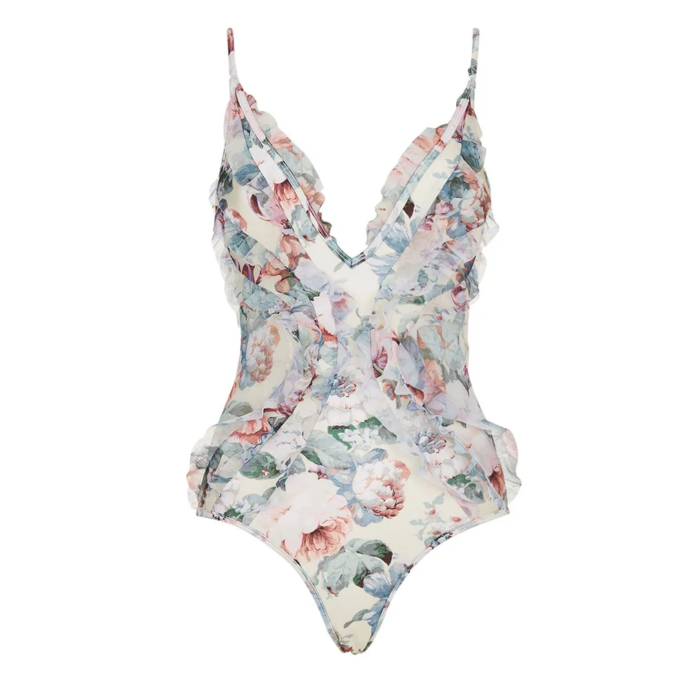 

2021 NEW One Piece Swimsuit New Sexy Backless Swimwear Women Swimsuit Vintage Retro Bathing Suit Beachwear Biquini Set Female