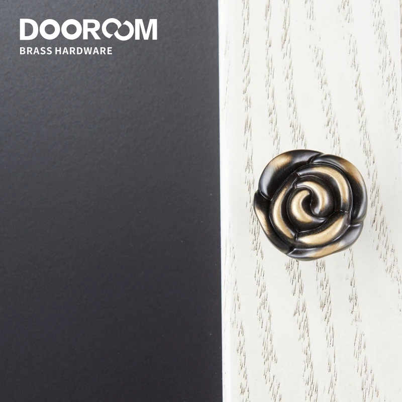 Латунные ручки Dooroom мебели и шкафа комод шкаф дверь ящик коробка для обуви