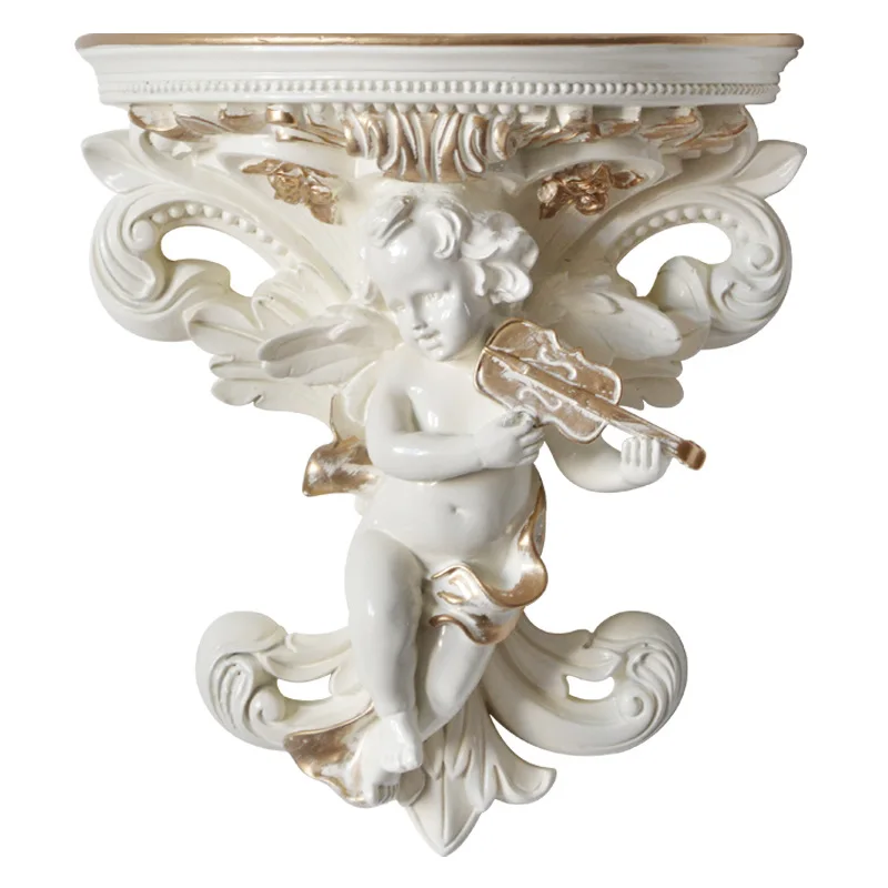 1 шт. Ангел смолы вазы скрипки или Арфы ремесла украшения искусственная Цветочная