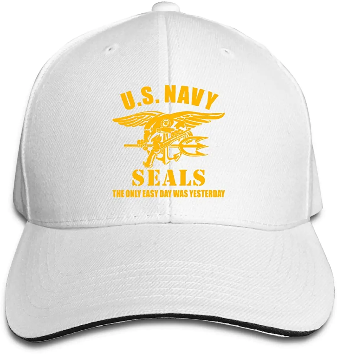 

Us Navy Seal The Only Easy Day was Yesterday Baseball Caps Sandwich Caps