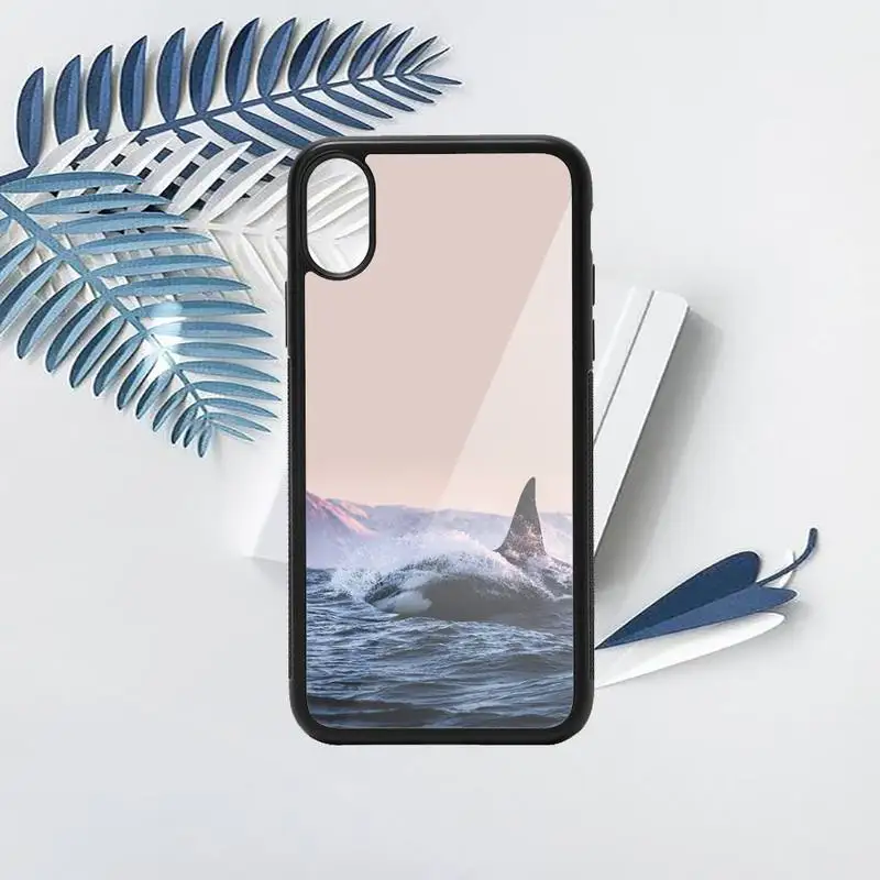 

Killer Whale Orca animal high quality Phone Case shell PC for iPhone 11 12 pro XS MAX 8 7 6 6S Plus X 5S SE 2020 XR