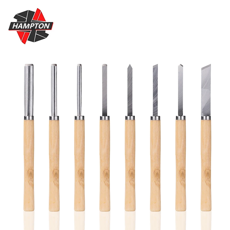 8 шт. набор сверл для резьбы по дереву токарный станок резец дерева