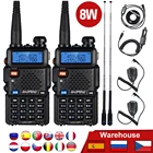 Рация Baofeng UV5R двухсторонняя, 8 Вт, 10 км, UV-5R, 2 шт.