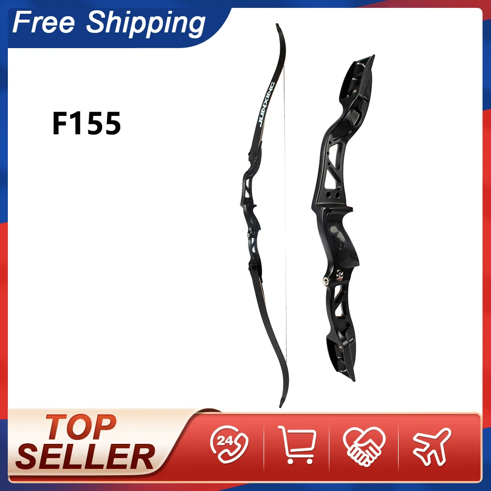 Рекурсивный лук для правой и левой руки 66 дюймов 16 38 фунтов черный со стрелами