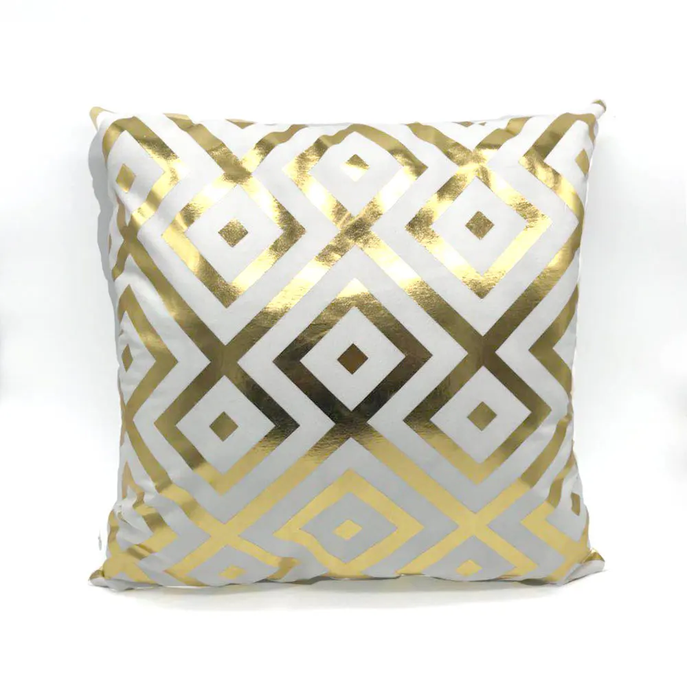 LeRadore 2018 Новинка Золотое Тиснение наволочка для подушки короткая плюшевая