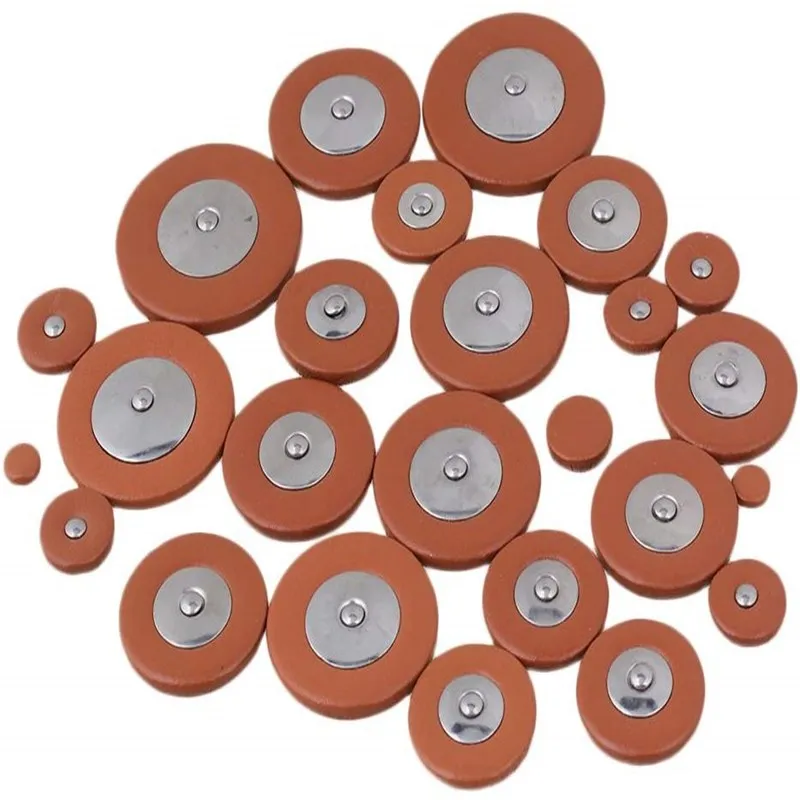 25 шт./компл. саксофон SAX для альт саксофона сменные Деревянные коричневые кожаные