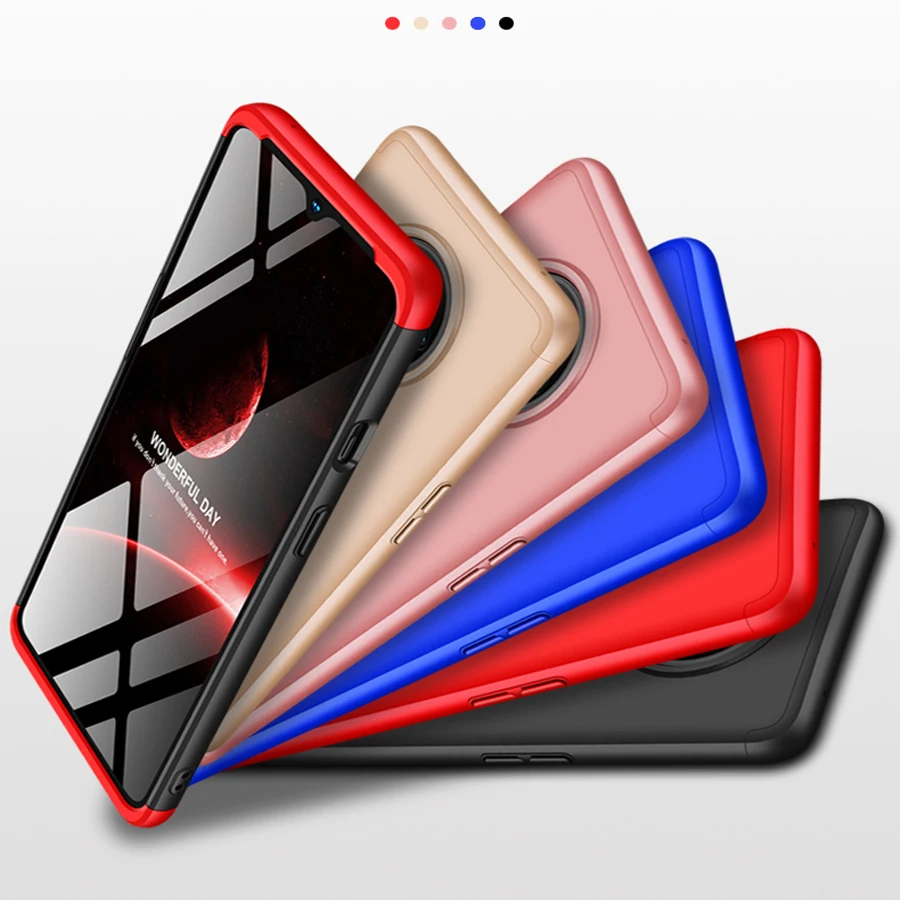 KEYSION 3 в 1 чехол для телефона OnePlus 7T 7 Pro 360 полная защита ультра тонкий жесткий ПК