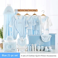 top 21pcs 18pcs newborn baby rompers infant pure cotton gift baby clothes sets baby i love mommy newborn gift underwear suits