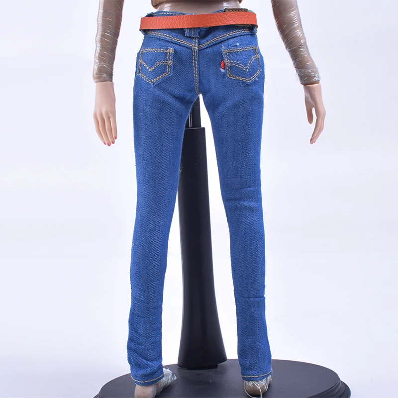 1/6 весы женская фигура одежда женские обтягивающие джинсы CF001 A/B/C для 12 дюймов