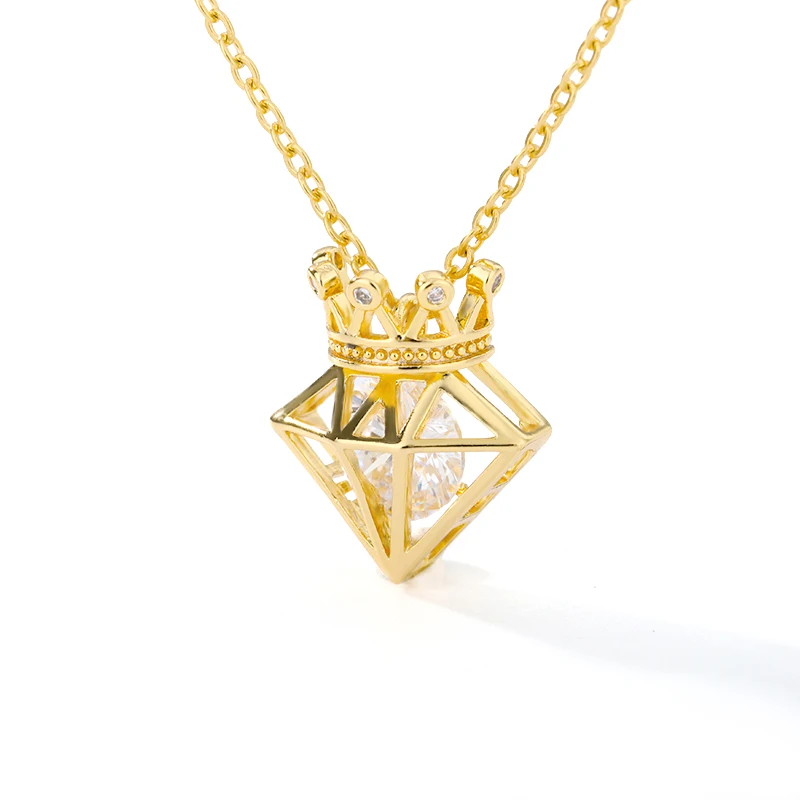 Модные ожерелья подвески в форме короны ошейник Золотая цепочка ожерелье чокер