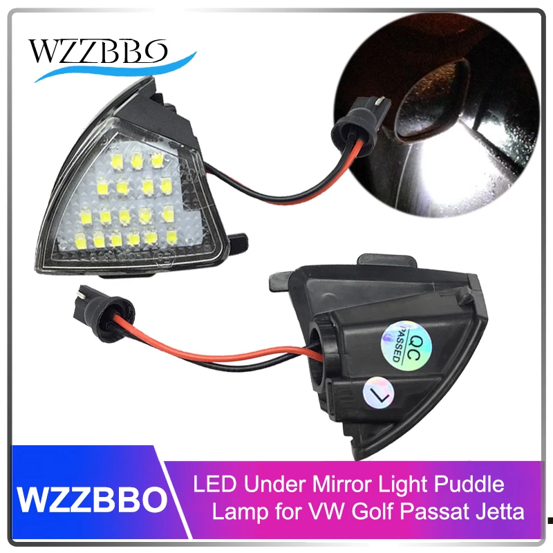 Светодиодные боковые лампы для зеркала 2 шт. без ошибок VW Golf 5 Mk5 MkV GTI Passat b6 Jetta R32 Golf6