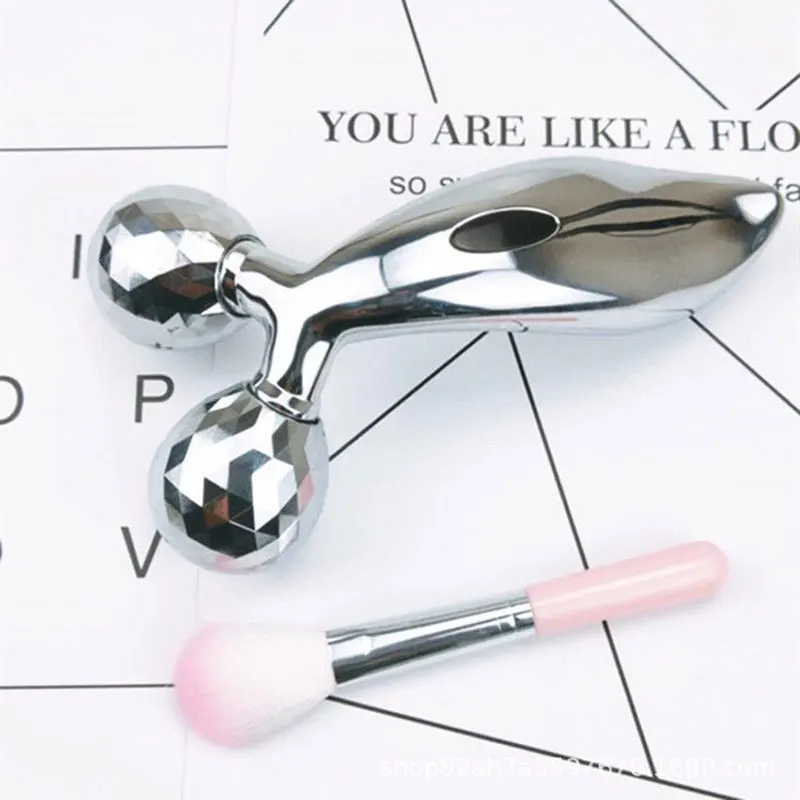 Похудение лицо глазное яблоко массажер для лица-массаж-Ролик лица-Лифт-руки ABS +