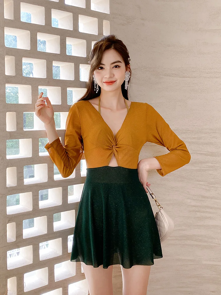 

Новинка 2021, купальник, японский, корейский, Юго-Восточная Азия, женский купальник, пляжная одежда, сексуальное бикини для молодых девушек, Ра...