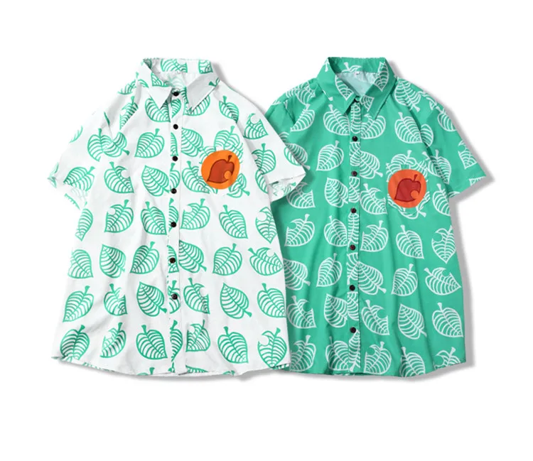 

JP Game The Racoon Tom Nook Cosplay Printed Short Sleeve Shirt