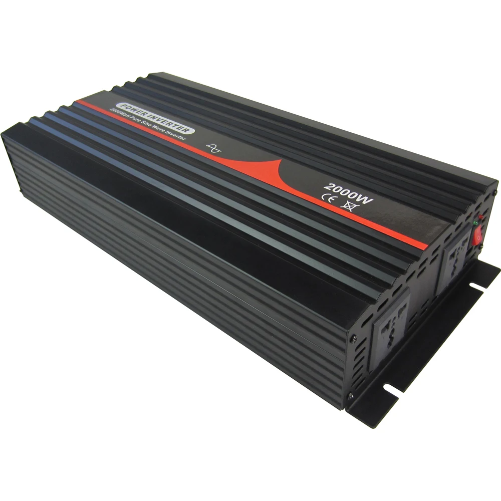 2000VA/2000W/2KW однофазный инвертор чистой синусоидальной волны 12V 24V 48V DC до 100 ~ 120VAC 220