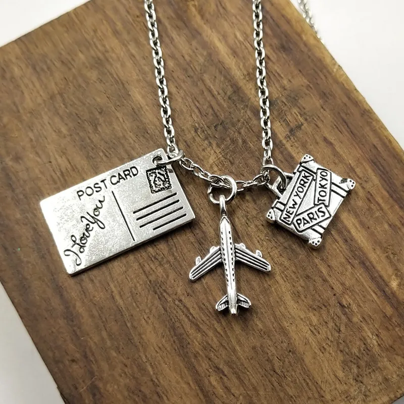 1 шт. &quotкаждое путешествие начинается с одного шага&quot слова компас ожерелье