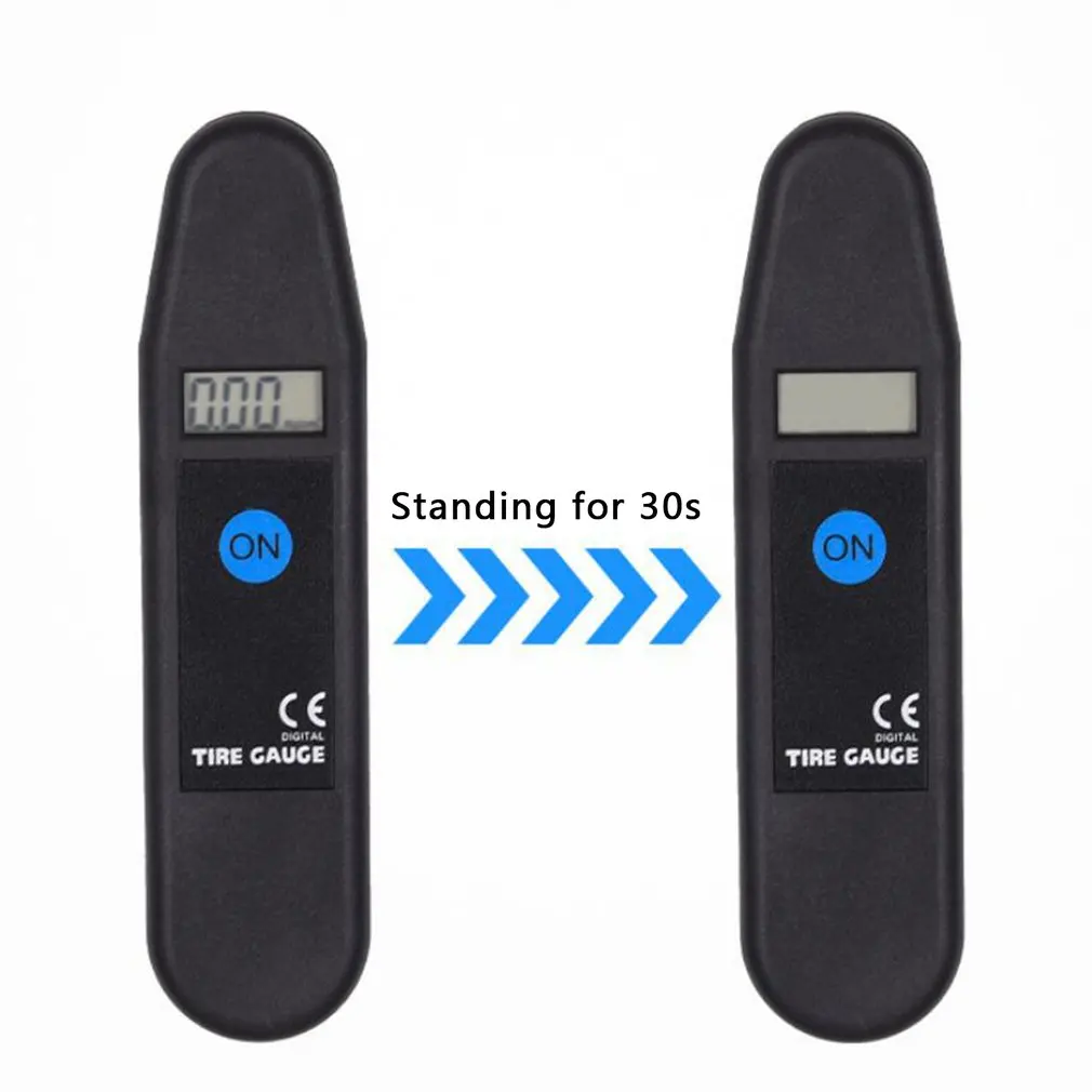 Цифровой автомобильных шин Air Давление измерителем влажности и температуры