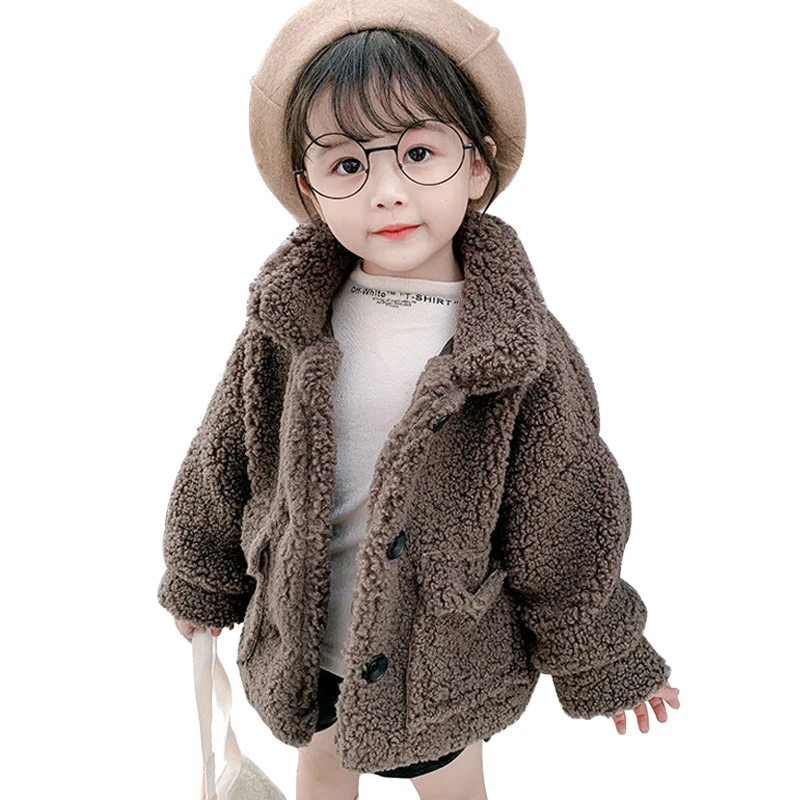 HH детская зимняя куртка для девочек теплые пуховики на овечьем пуху детский