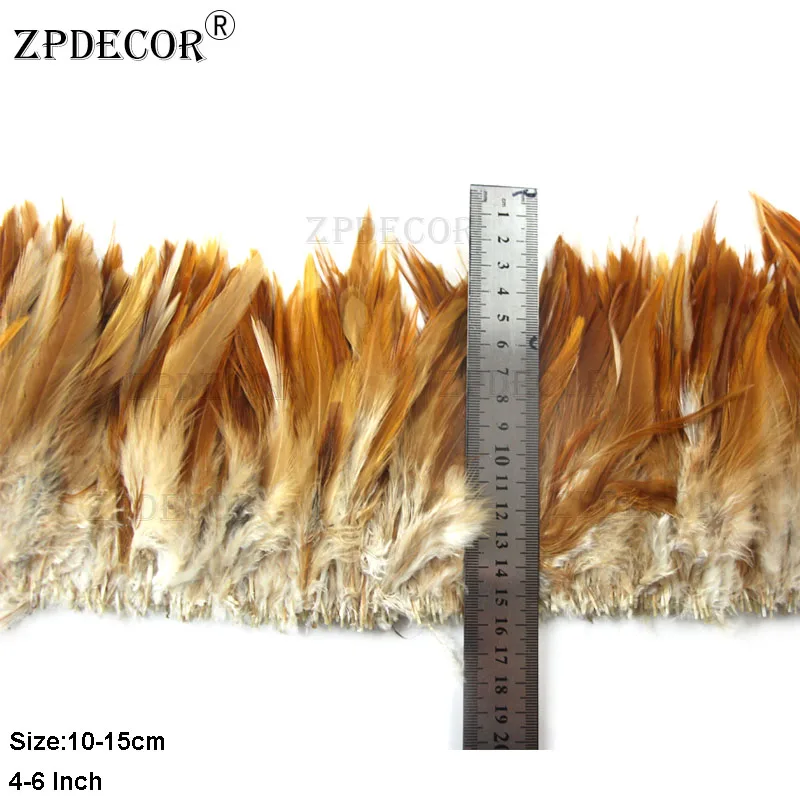 ZPDECOR седло для петуха перья нанизанные 1 ярд за штуку карнавала | Дом и сад