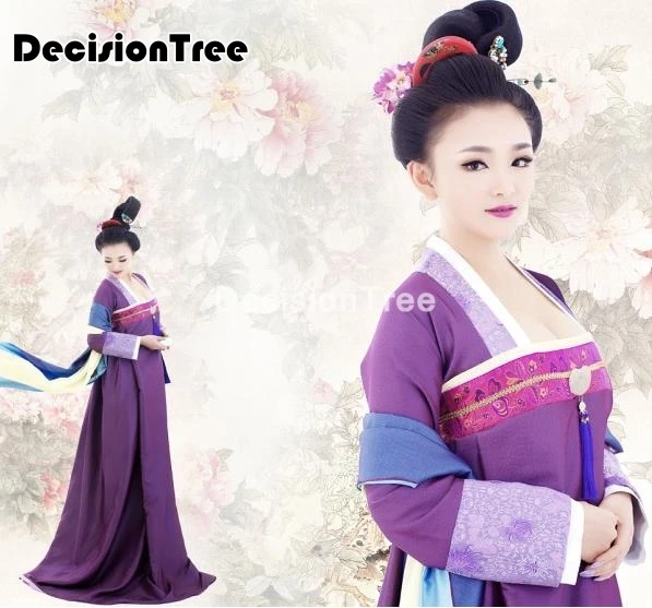

2021 ancient traditional chinese woman elegant hanfu dress fairy embroidery stage folk dance costume retro tang dynasty hanfu