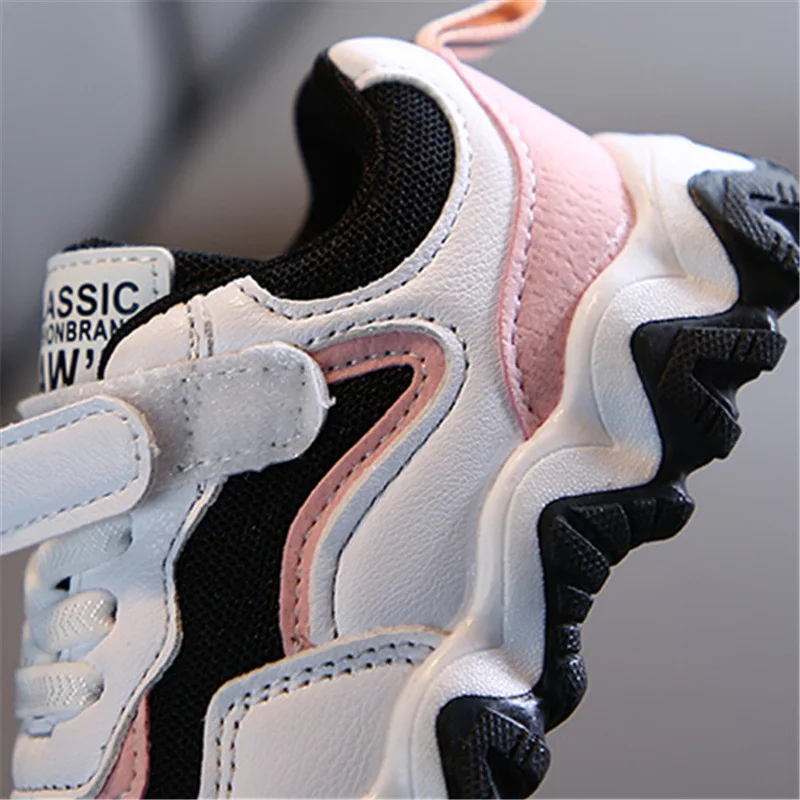 Новинка 2020 однотонная детская обувь модная простая повседневная на плоской