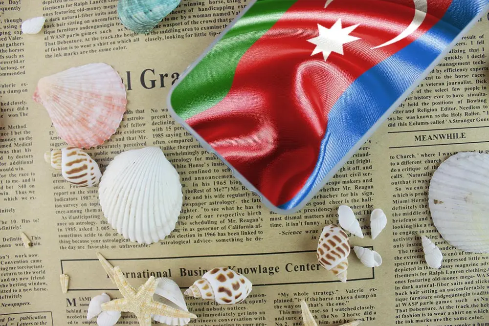 Силиконовый чехол-накладка для телефона с флагом azerbaian пользовательский флаг Huawei