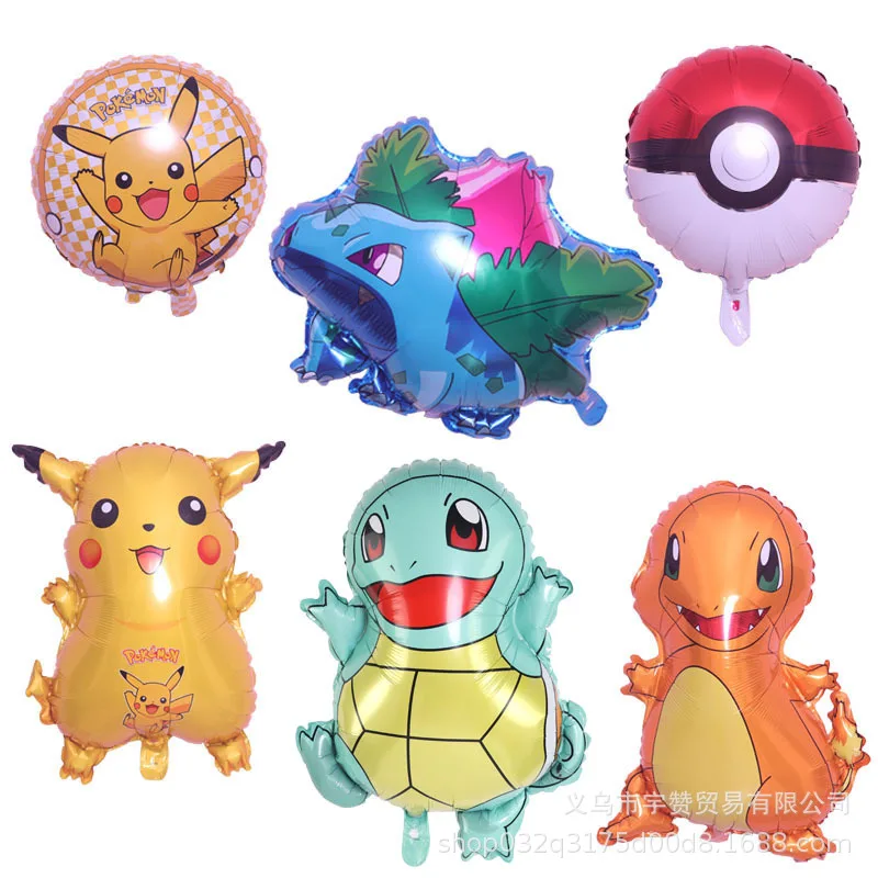 

Pokemon Balloon Dream Theme Party Decoration Supplies Pikachu Balloon Set Kid Birthday Party Pocket Elf Combination Balloon Gift