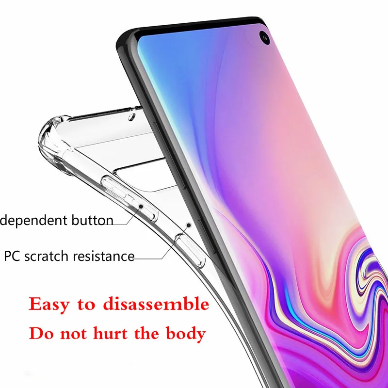 Противоударная подушка безопасности Чехол для samsung Galaxy A10 A20 A30 A40 A50 A60 A70 A80 A90 M10 M20 M30 A40s M40 A205 A305 Мягкий силиконовый чехол