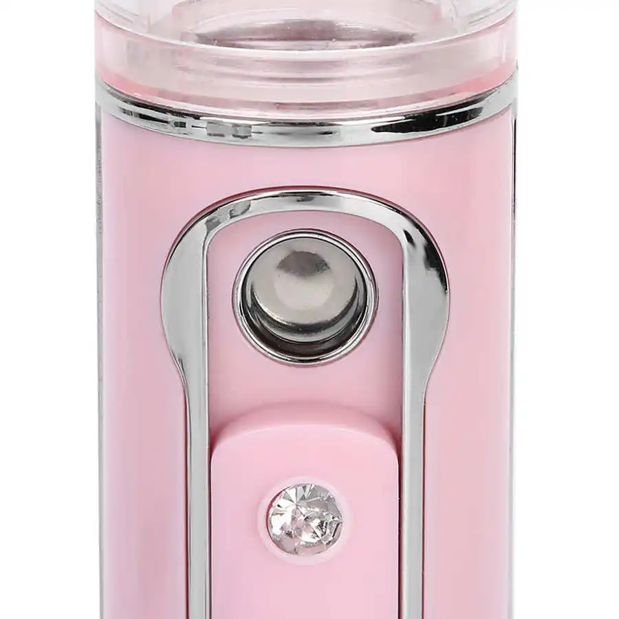 

Nano Face Mist Sprayer USB Rechargeable Moisturizing Hydrating Face Humidifier Skin Care Machine Accessory Tool Pink