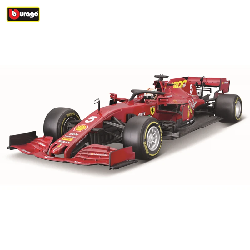 

Bburago 1:18 2020 Ferrari SF1000 Anniversary Edition Formula #5 Sebastian Vettel Simulation Alloy Model Car Collection Gift Toy